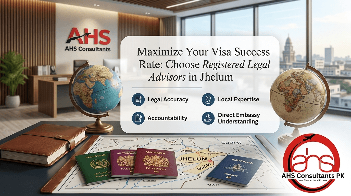 Best Visa Consultant in Jhelum AHS Consultants PK